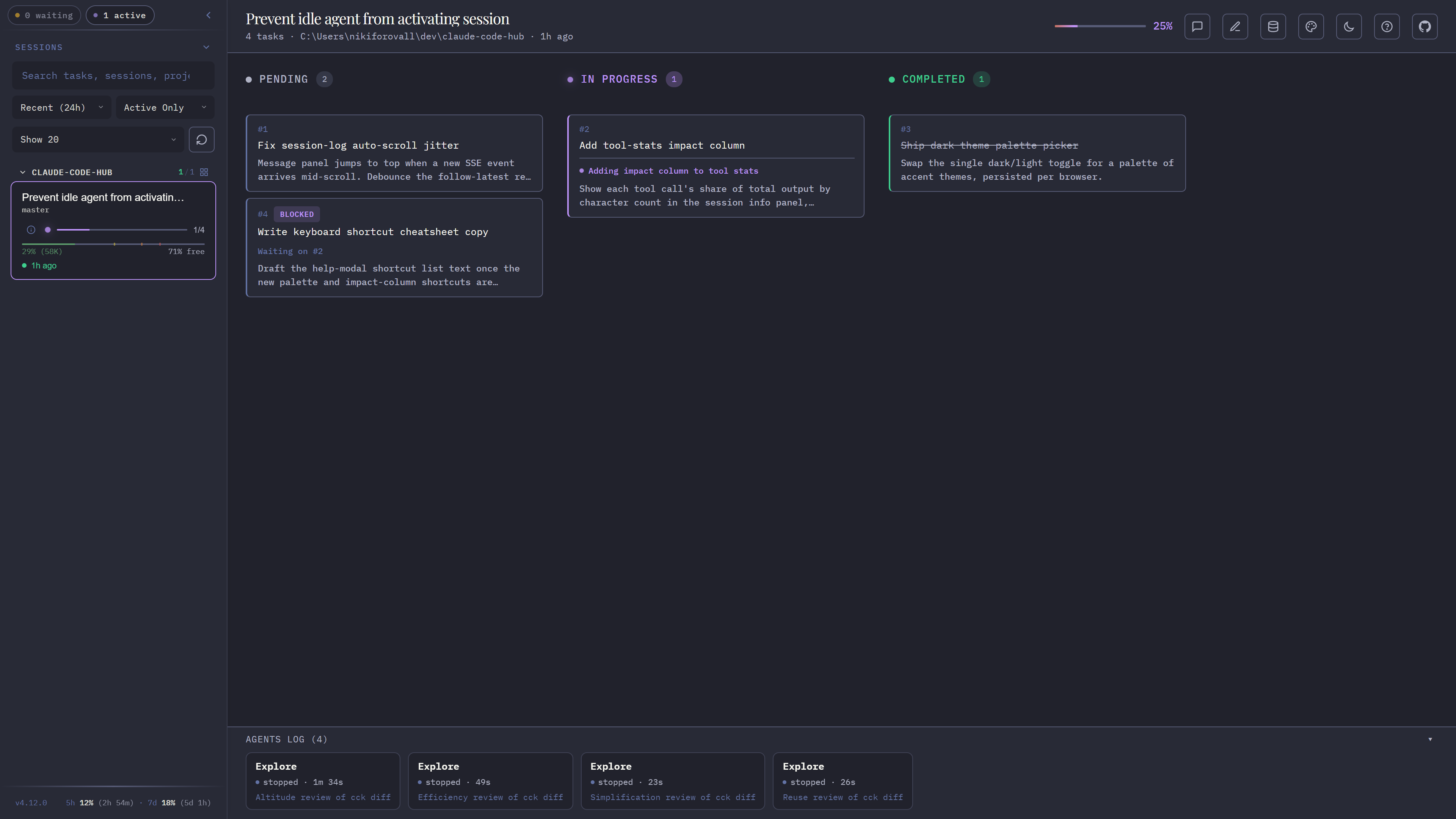 Dracula theme in dark mode